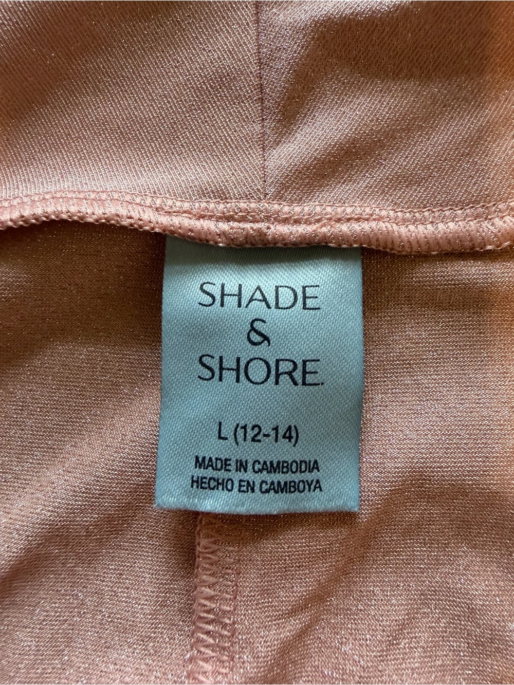 Shade & Shore Blush Pink Sparkly Knot-Front Mini Skirt Cover Up - Picture 3 of 5